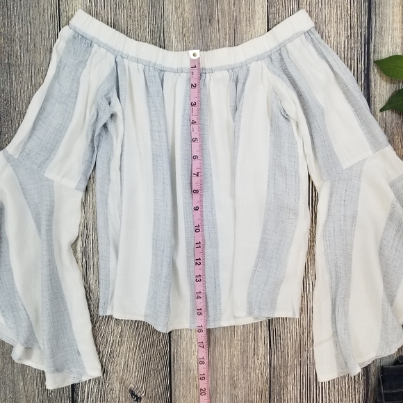 LF | SEEK the Label Striped Off the Shoulder Top - Picture 7 of 7